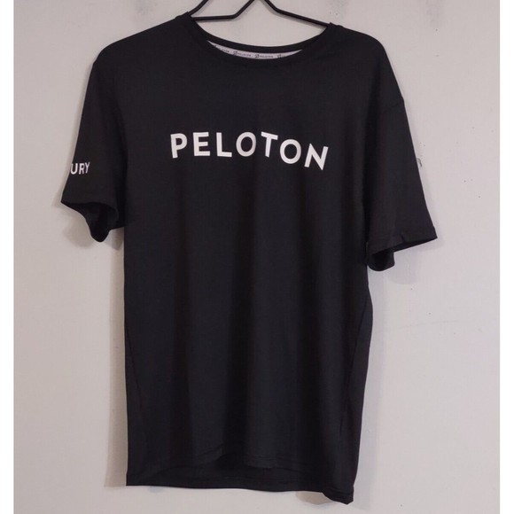 Peloton 100 Rides Century Black Short Sleeve T-Shirt | Size Small - Picture 1 of 7